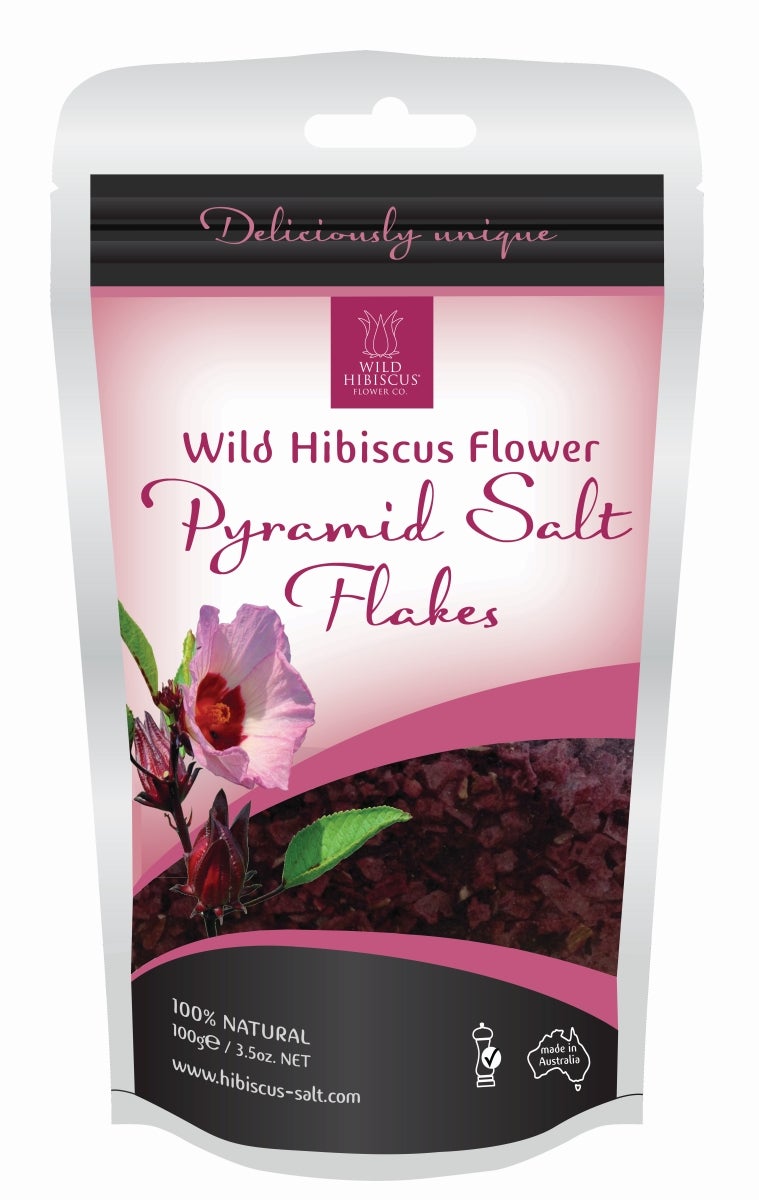 Salt, Flakes, Wild Hibiscus,6 - 3.5 OUNCE