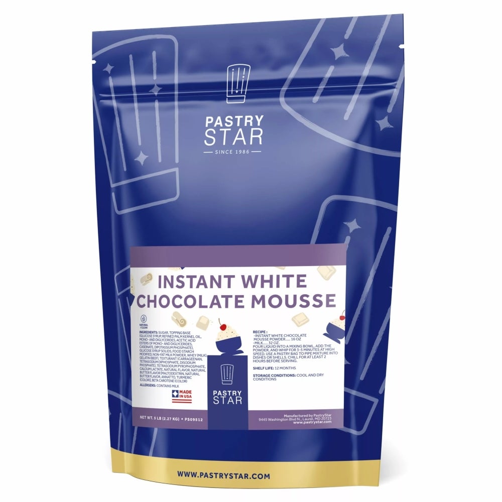 Mix, Mousse, Instant, White Chocolate,2 - 5 POUND