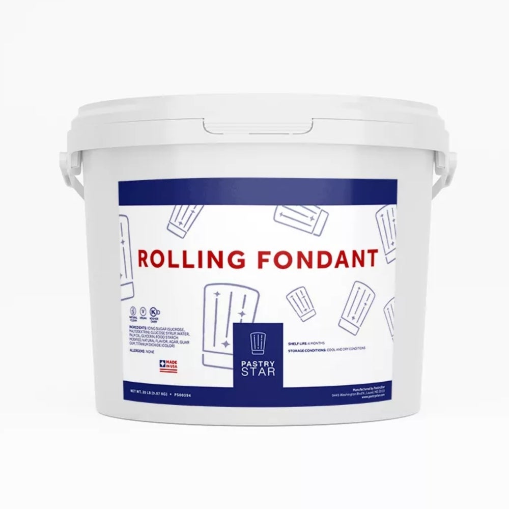 Sugar, Fondant, Rolled, White Vanilla,2 - 5 POUND