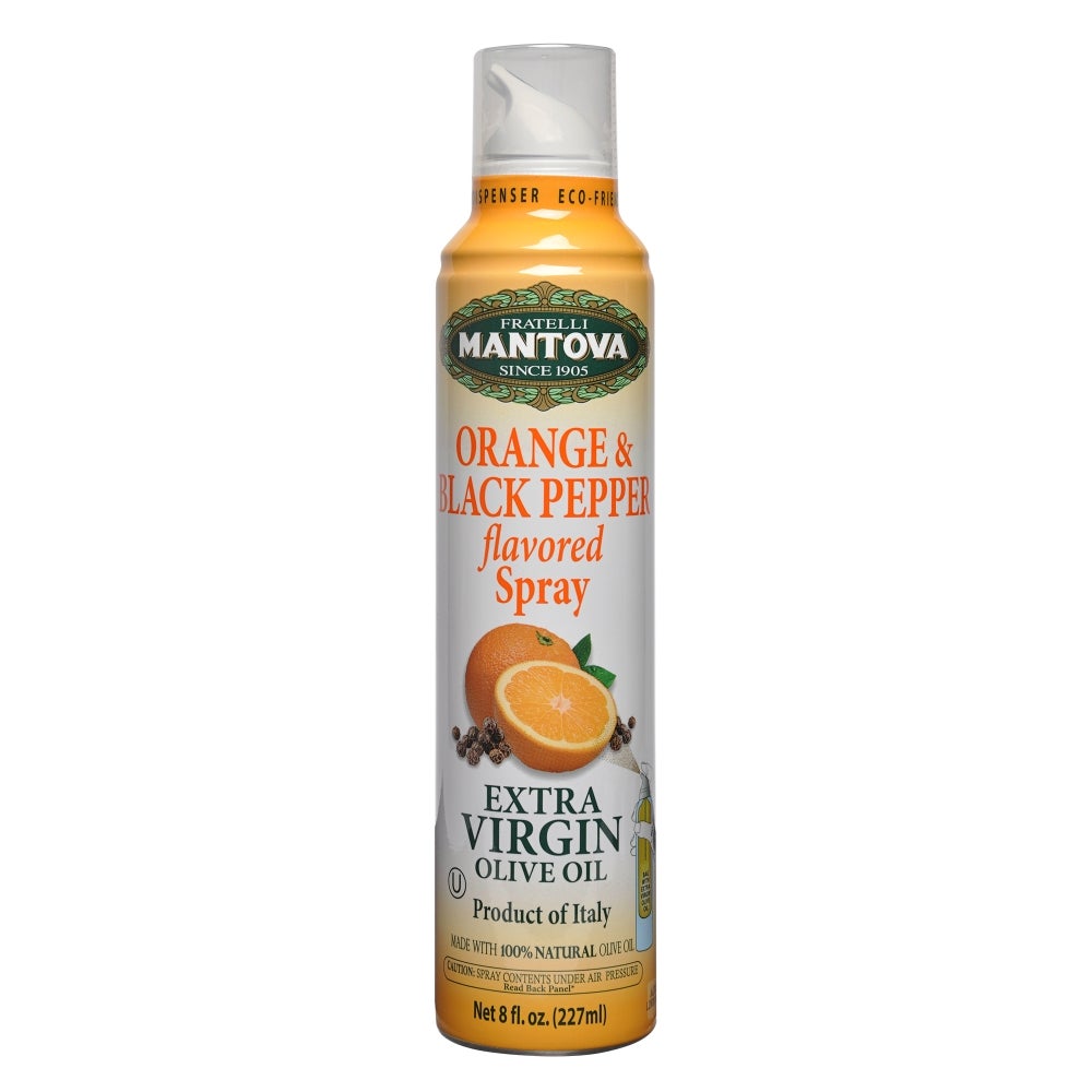 Oil, Olive, Orange & Black Pepper, Extra Virgin, Spray,6 - 8 FLUID
