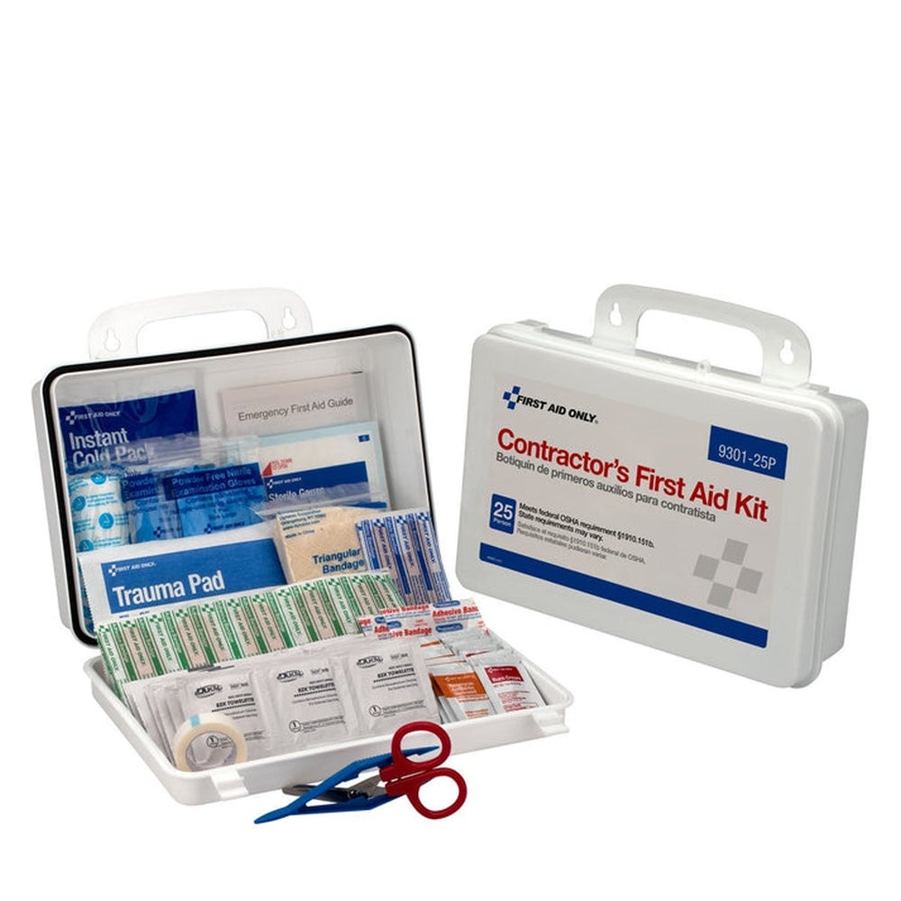 Kits, First Aid, 25 Person, Contractor,12 - 178 PIECE