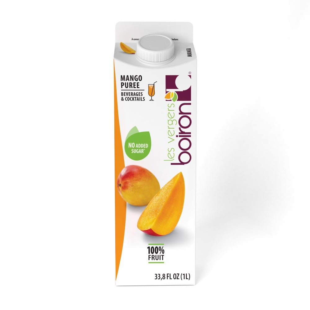 Puree, Fruit, Mango, Shelf-Stable,6 - 1 LITER