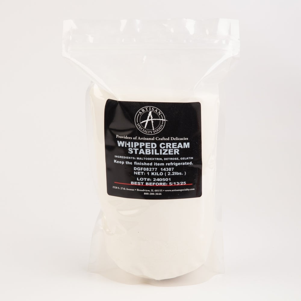 Stabilizer, Whipped Cream, Shelf Stable,1 - 2.2 POUND