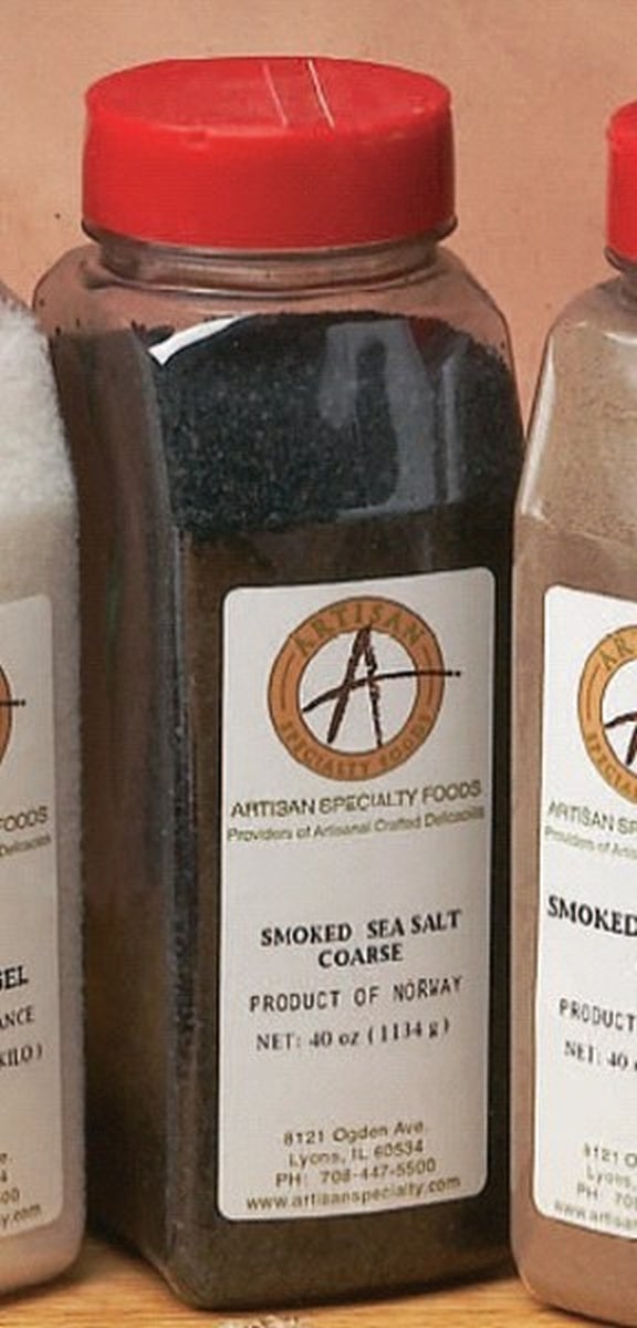 Salt, Sea, Ground, Coarse, Smoked,1 - 40 OUNCE