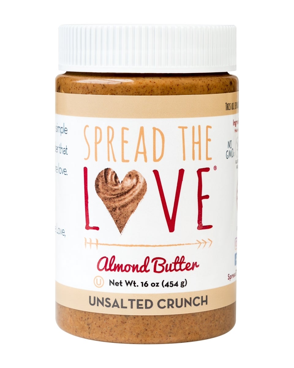Almond Butter, Unsalted Crunch,6 - 16 OUNCE