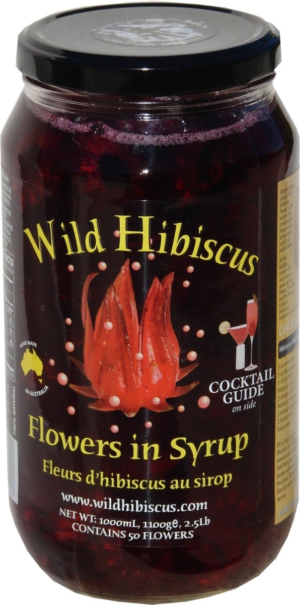 Flowers, Hibiscus, Whole, In Syrup,4 - 2.5 POUND
