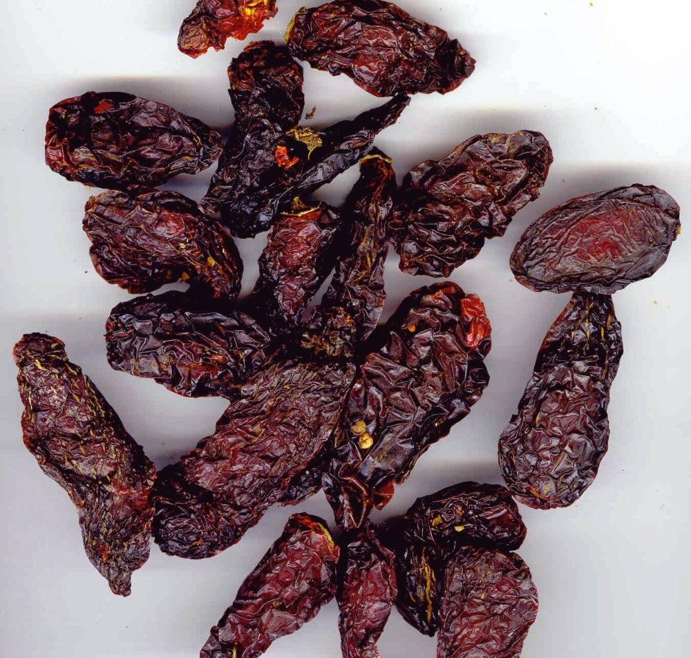 Peppers, Chipotle Morita Chili, Whole, Dried, Bulk,1 - 25 POUND