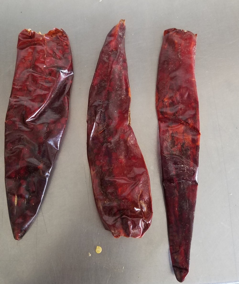 Peppers, Guajillo Chili, Whole, Dried, Bulk,1 - 10 POUND