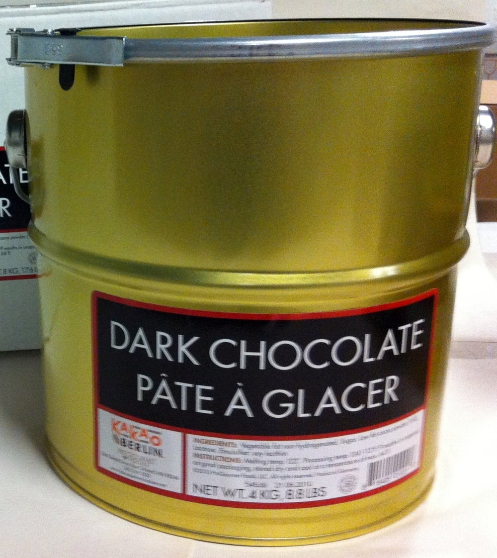 Pate a Glacer, Dark Chocolate,2 - 4 KILOGRAM