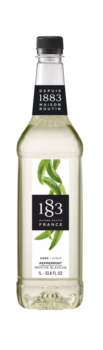 Beverage Syrup, Peppermint, Plastic,2 - 1 LITER