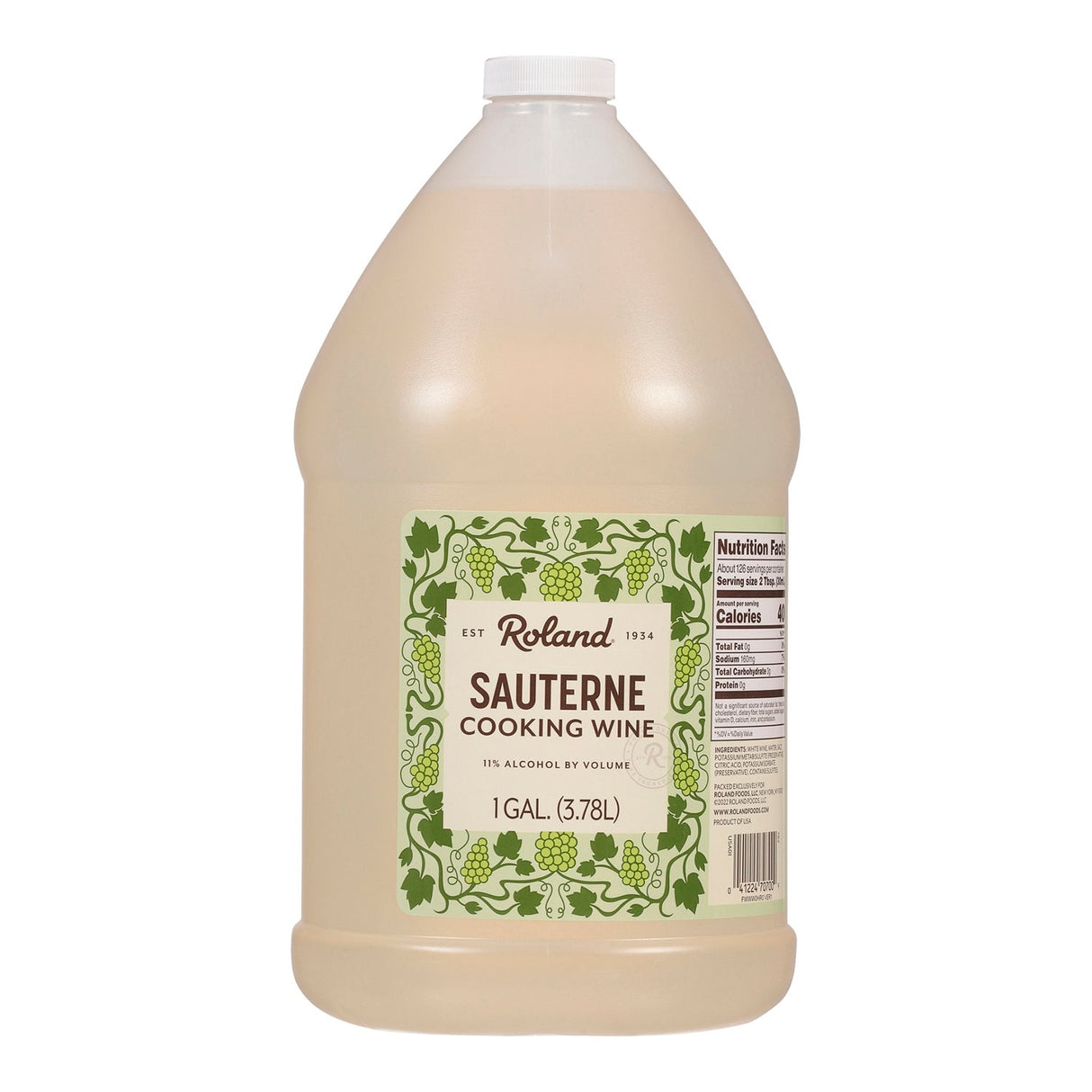 Cooking Wine, Sauterne,4 - 1 GALLON