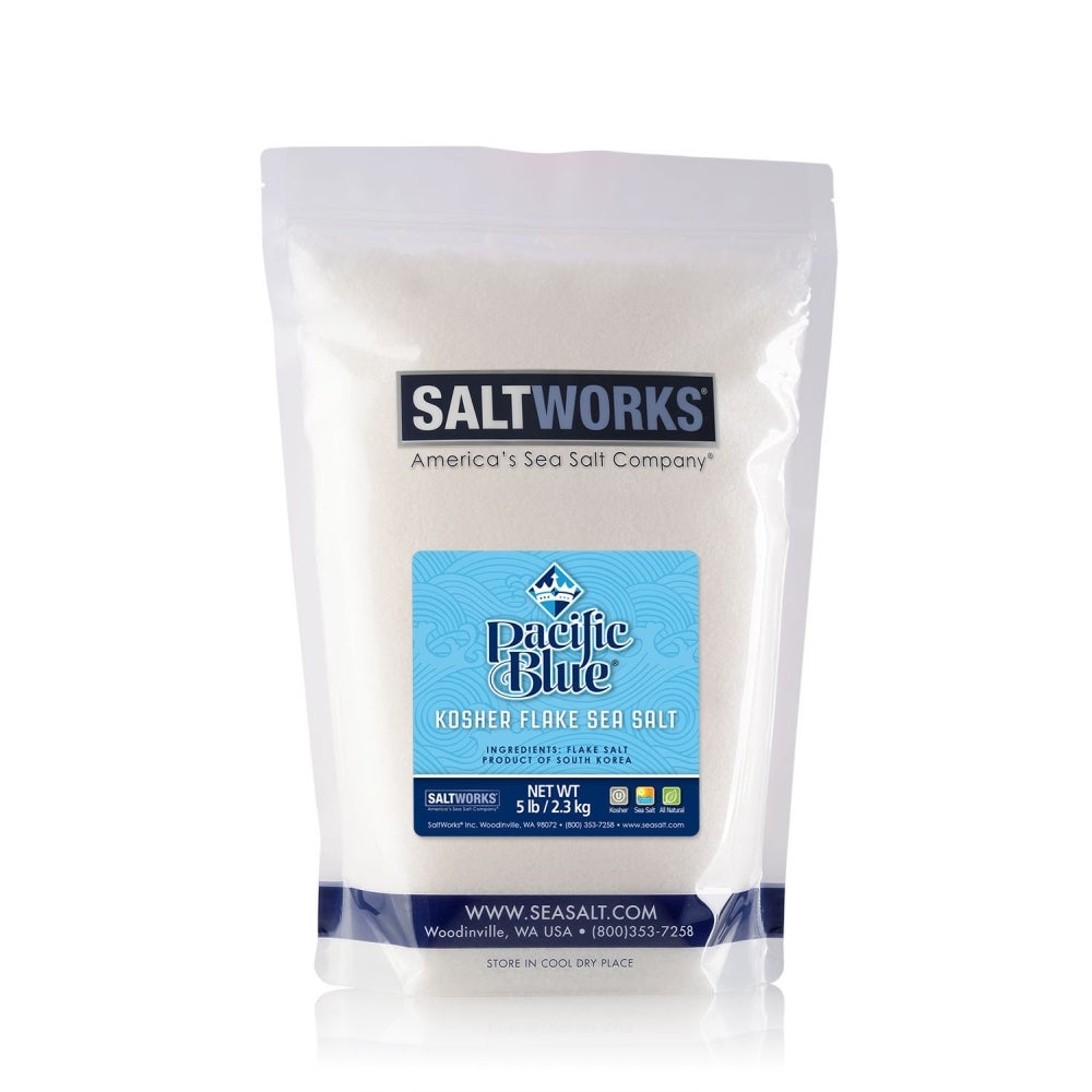 Salt, Sea, Pacific Blue, Flake,1 - 5 POUND