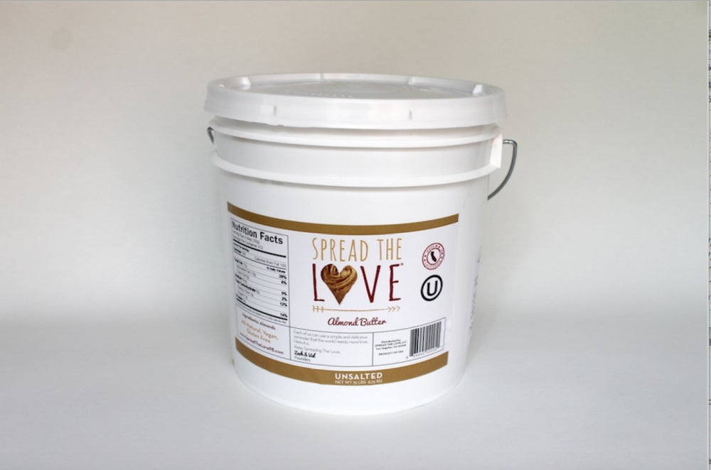 Almond Butter, Creamy, Retail Plastic,1 - 15 POUND
