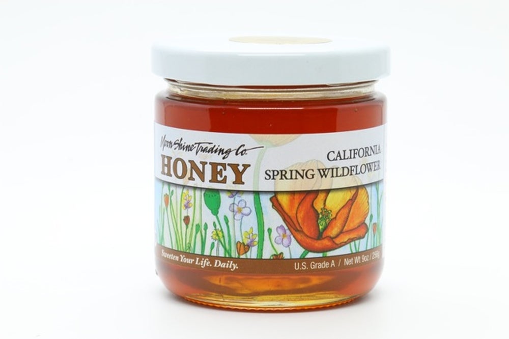 Honey, California Spring Wildflower, Light Amber,12 - 9 OUNCE