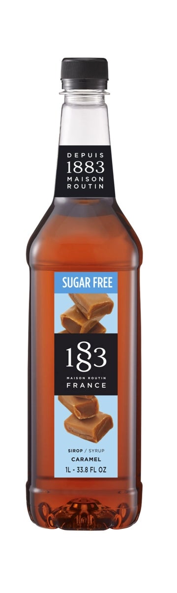 Beverage Syrup, Caramel, Sugar Free,2 - 1 LITER