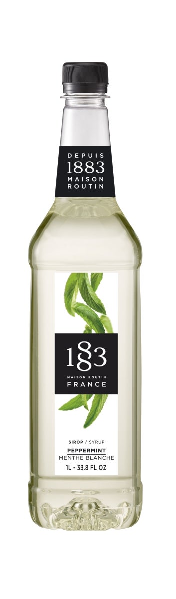 Beverage Syrup, Peppermint, Plastic,2 - 1 LITER