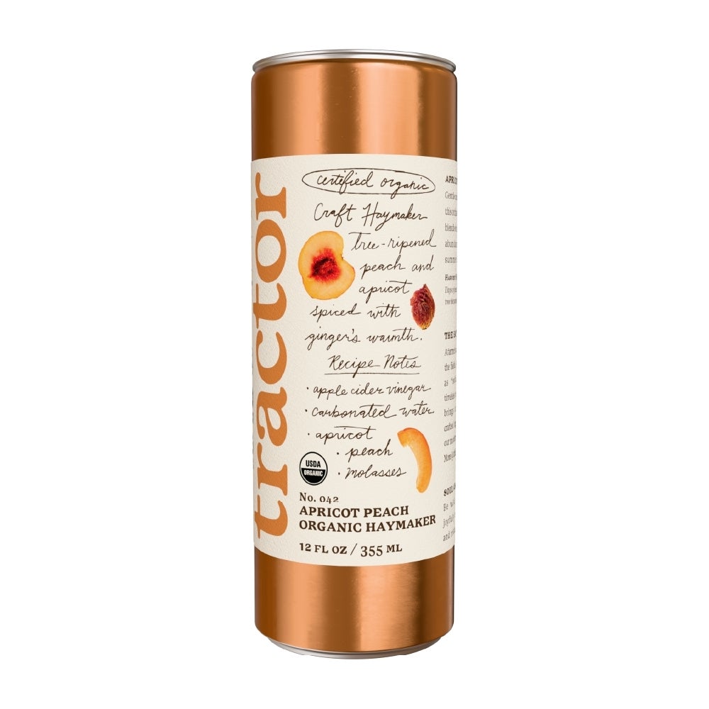 Soft Drink, Haymaker, Stone Fruit, Single-Serve,12 - 12 FLUID