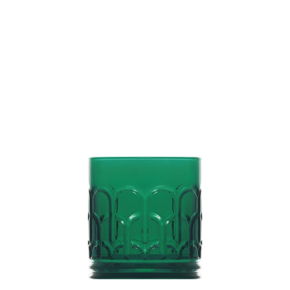 Glassess, Whiskey, Archie, 12.50 Ounce, Soda Lime, Green,24 - 1 COUNT
