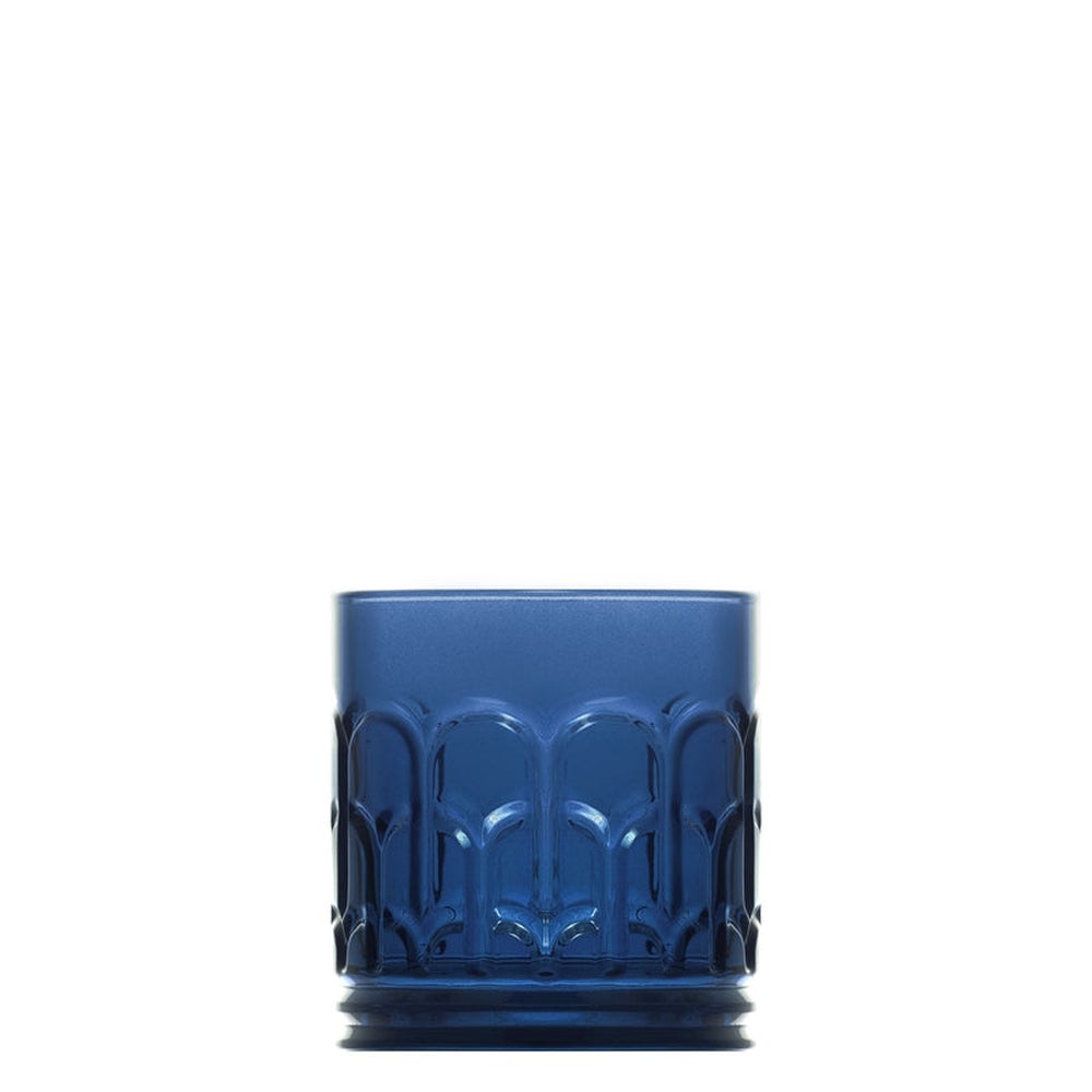 Glassess, Whiskey, Archie, 12.50 Ounce, Soda Lime, Blue,24 - 1 COUNT