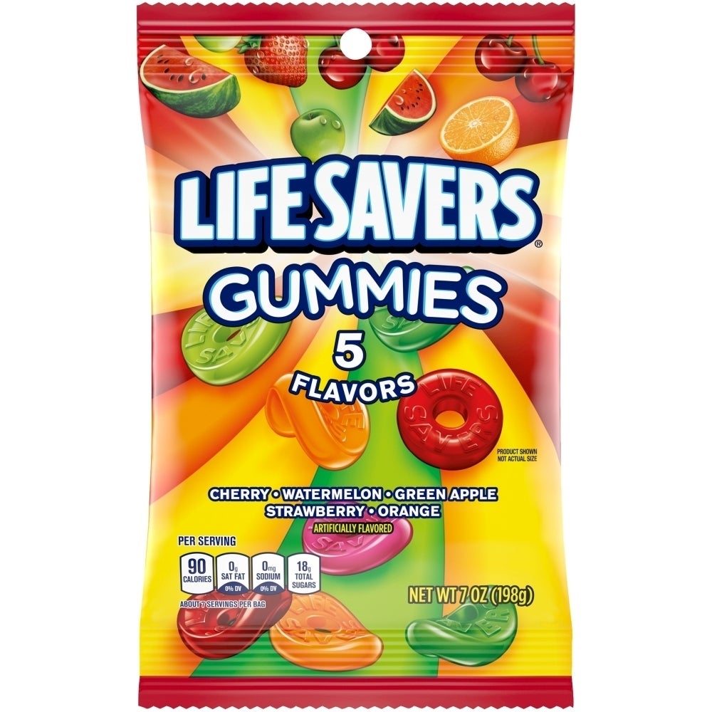 Candy, Gummy, 5-Flavor,12 - 7 OUNCE