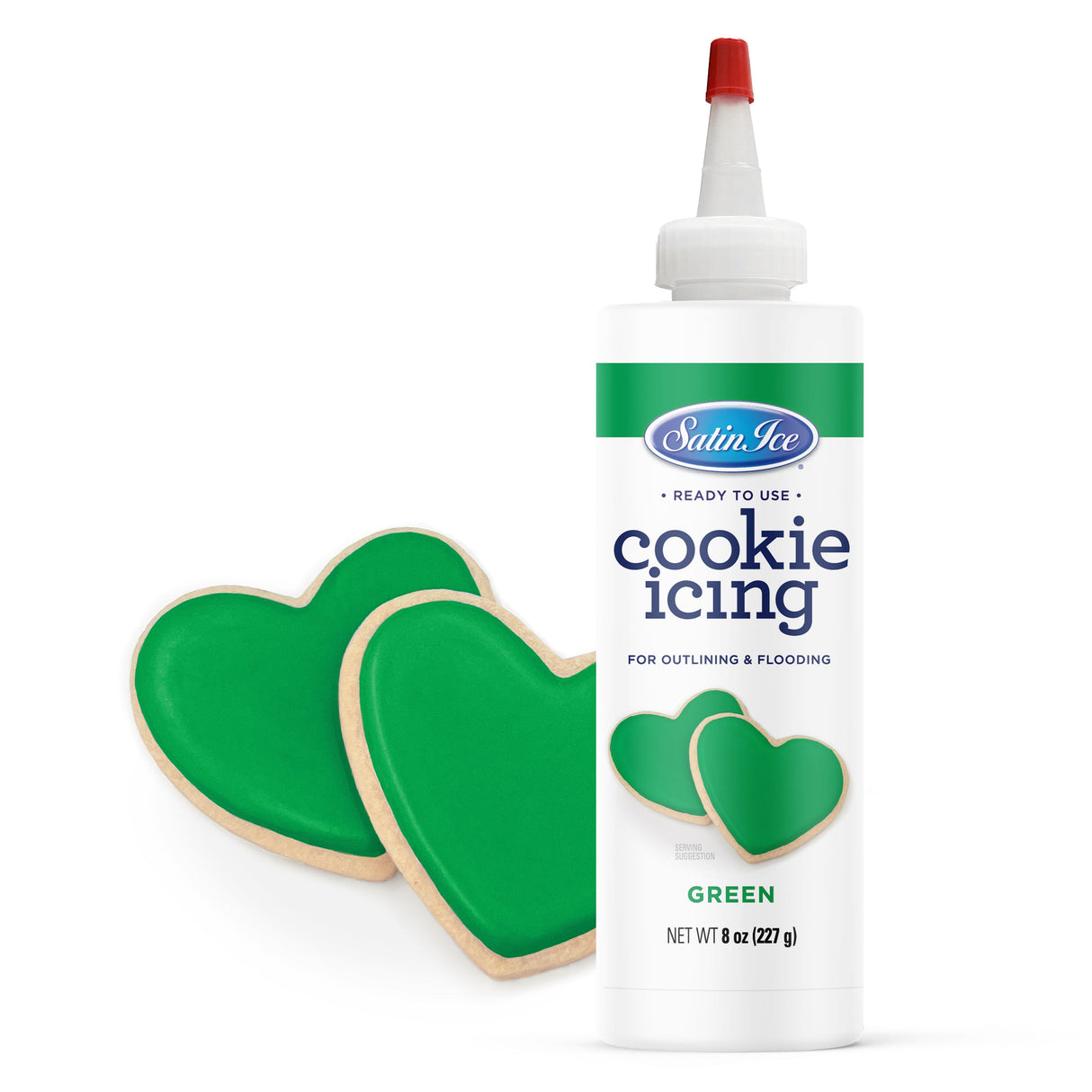 Icing, Cookie, Green,3 - 8 OUNCE