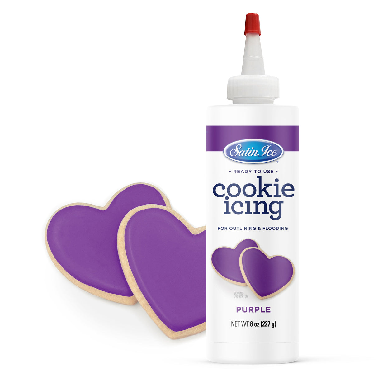 Icing, Cookie, Purple,3 - 8 OUNCE