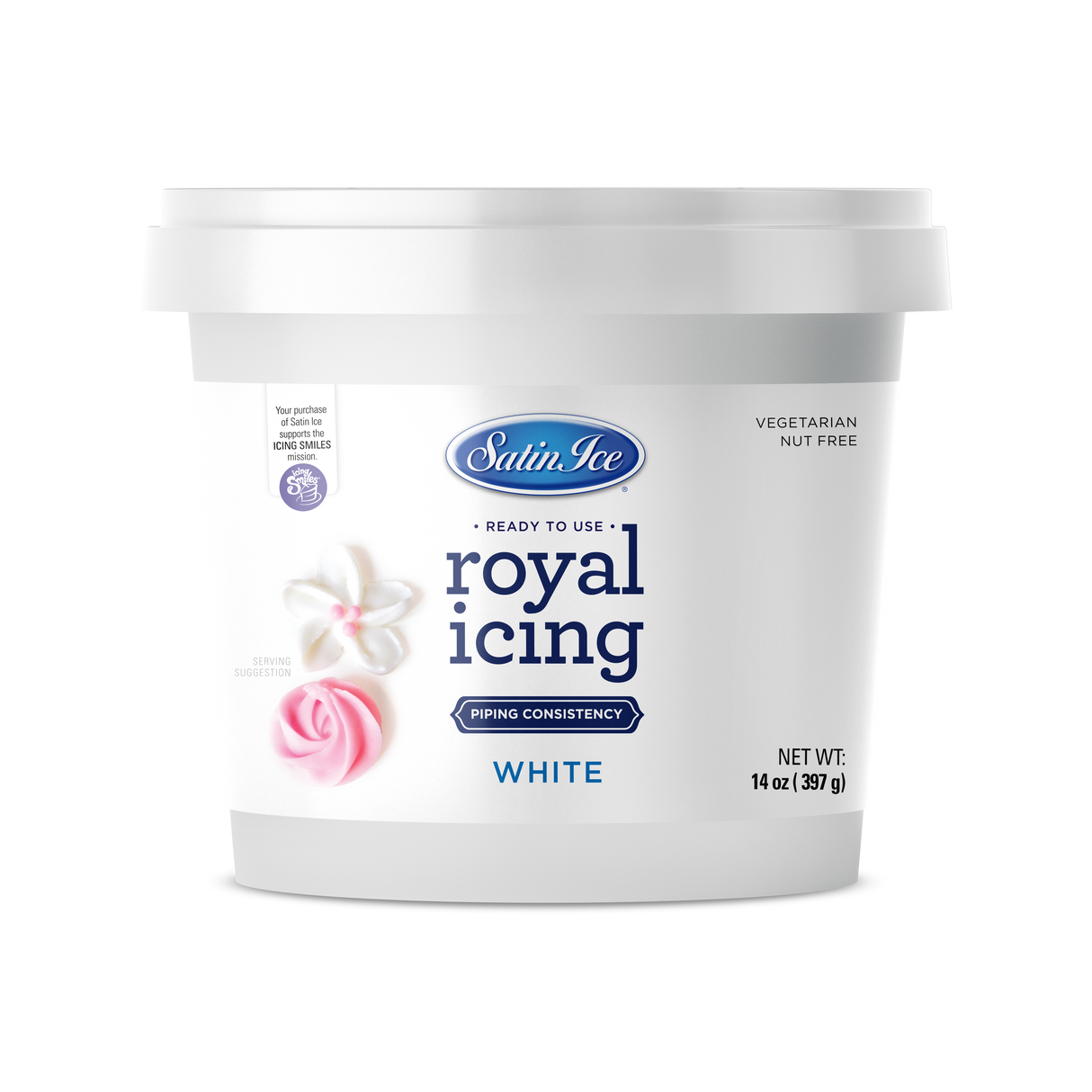 Icing, Royal, White, Ready-To-Use,3 - 14 OUNCE