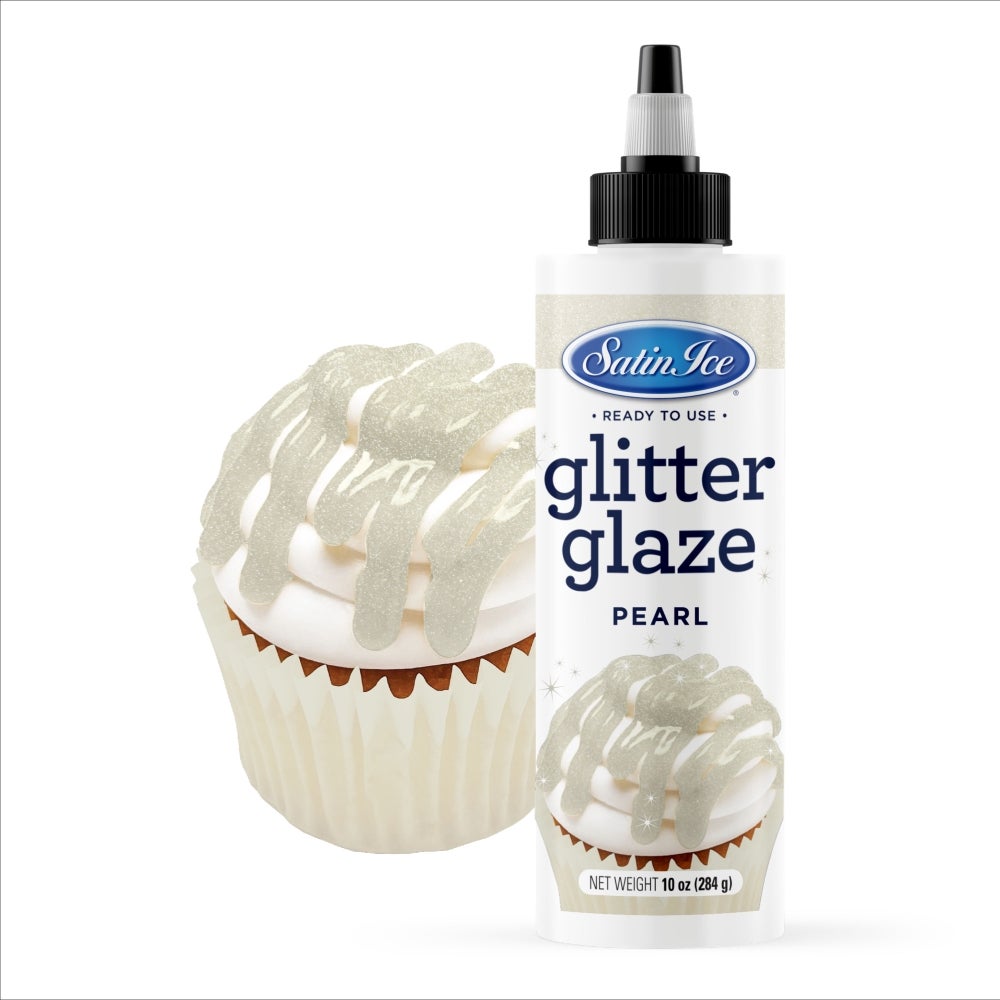 Glitter Glaze, Pearl,3 - 10 OUNCE
