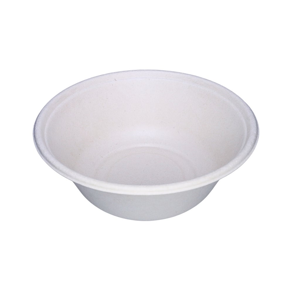 Bowl, 24 Ounce, Bagasse, White, Compostable,500 - 1 COUNT