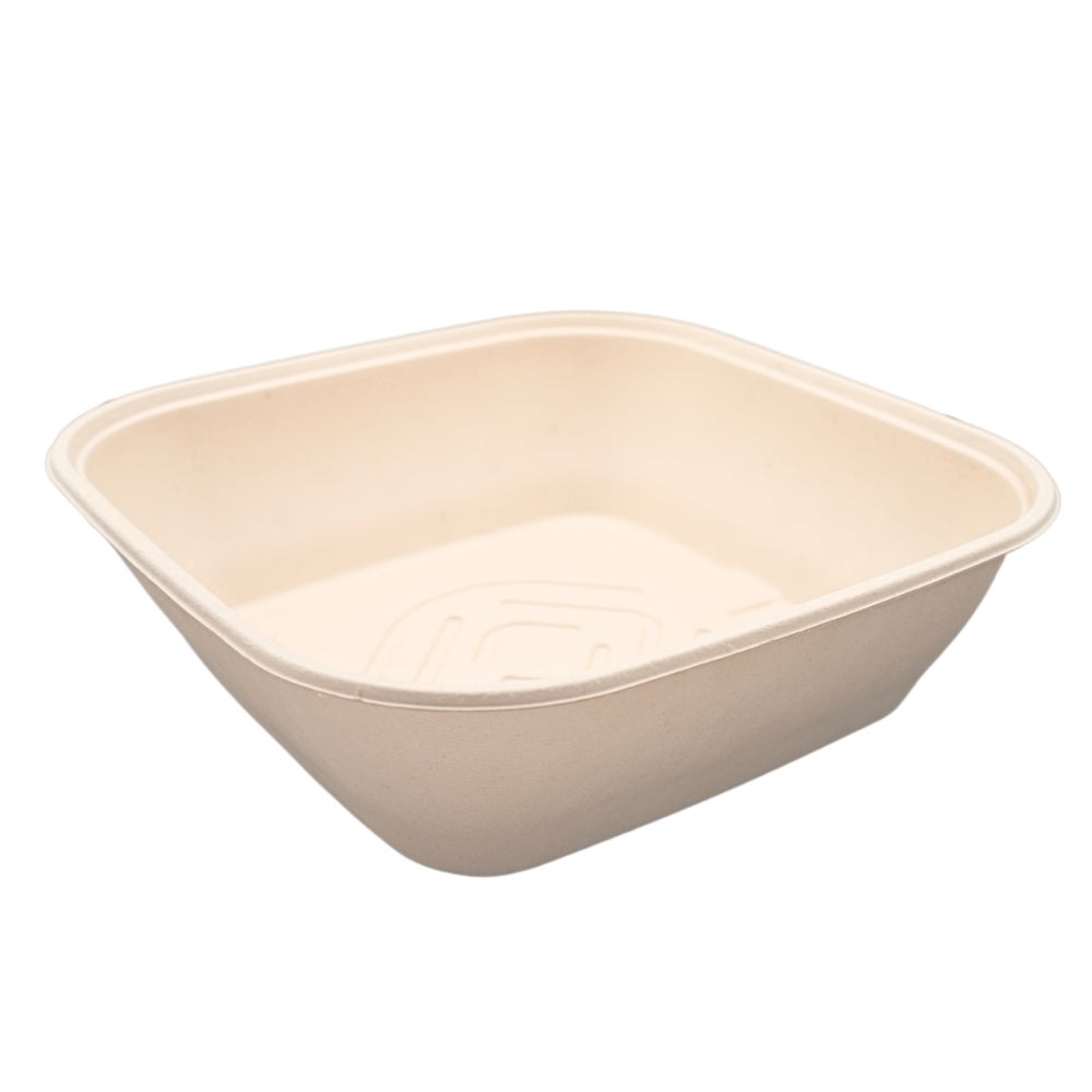 Tray, Catering, 240 Ounce, Bagasse, Square,25 - 1 COUNT