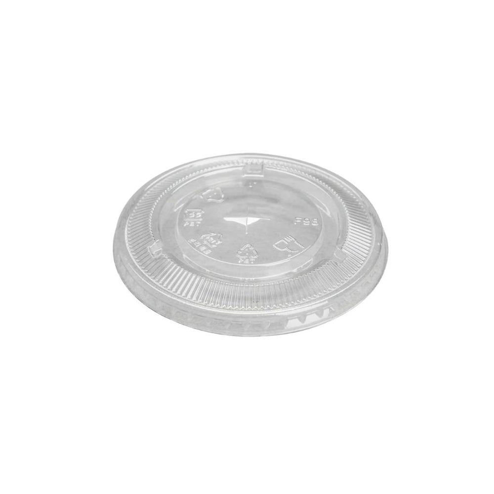 Lids, Flat, X-Slot, Plastic, Clear, PET, For 32 Ounce Cup,500 - 1 COUNT