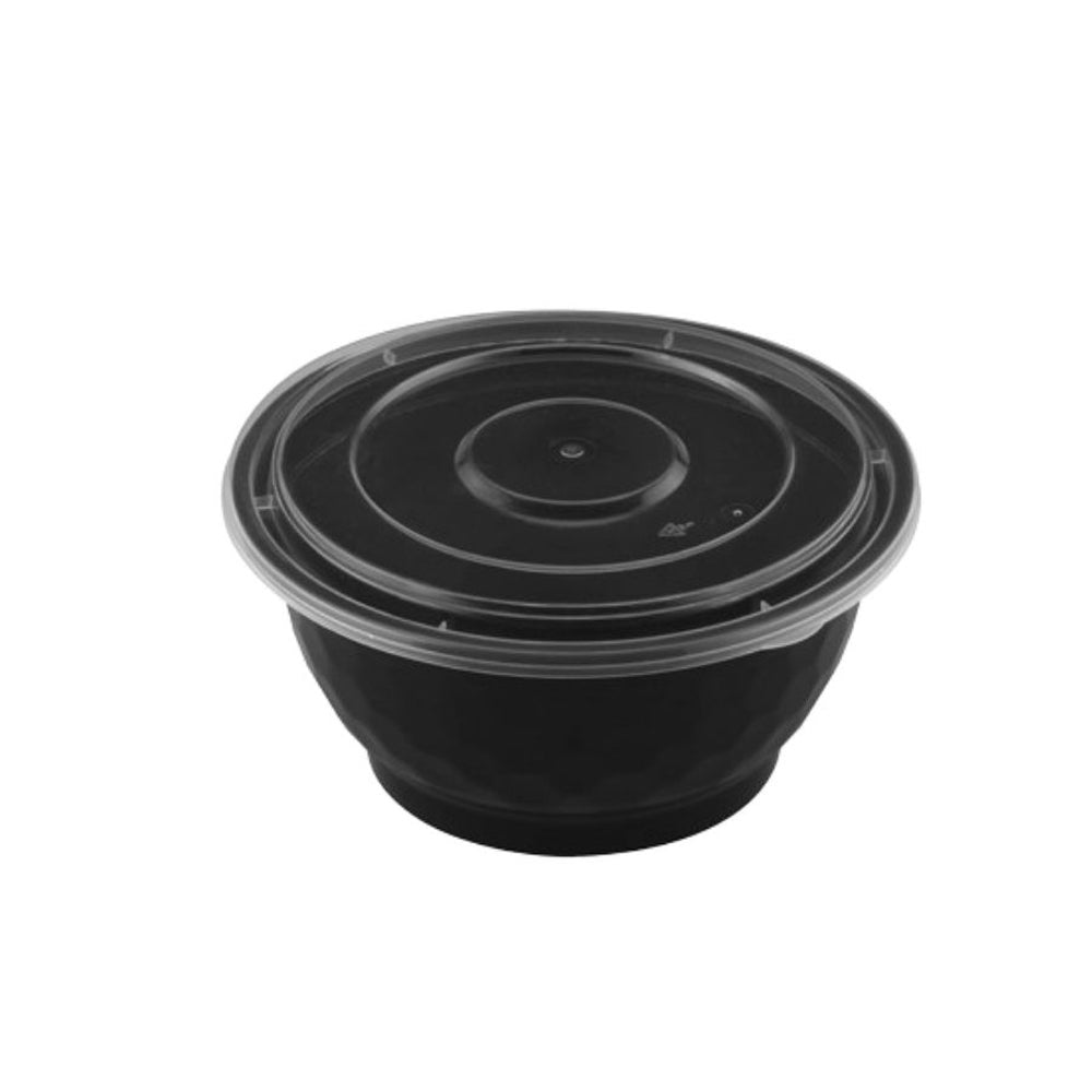 Bowls, Noodle, 42 Ounce, Microwaveable, Black,120 - 1 COUNT