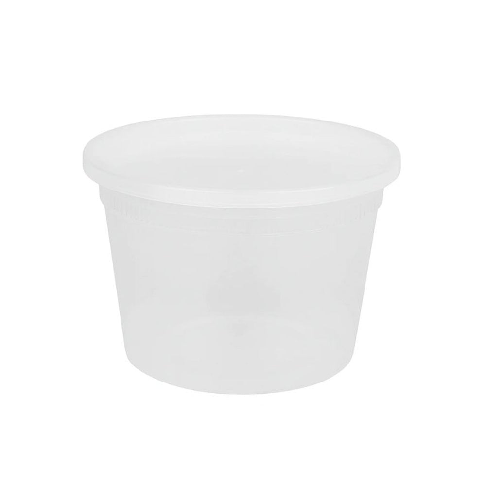 Container, Deli, 16 Ounce, Microwaveable Plastic, Polypropylene,240 - 1 COUNT