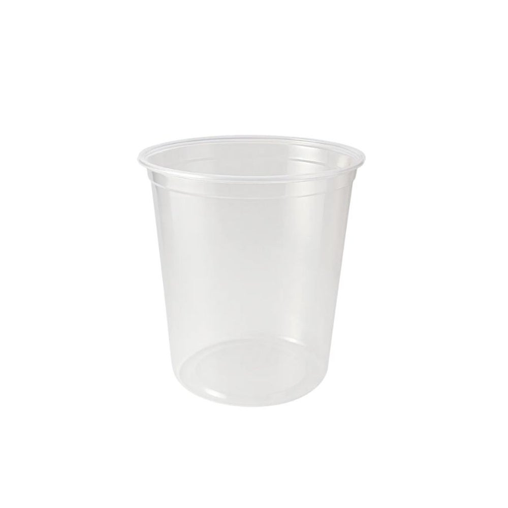 Container, Deli, 32 Ounce, Microwaveable Plastic, Clear,500 - 1 COUNT