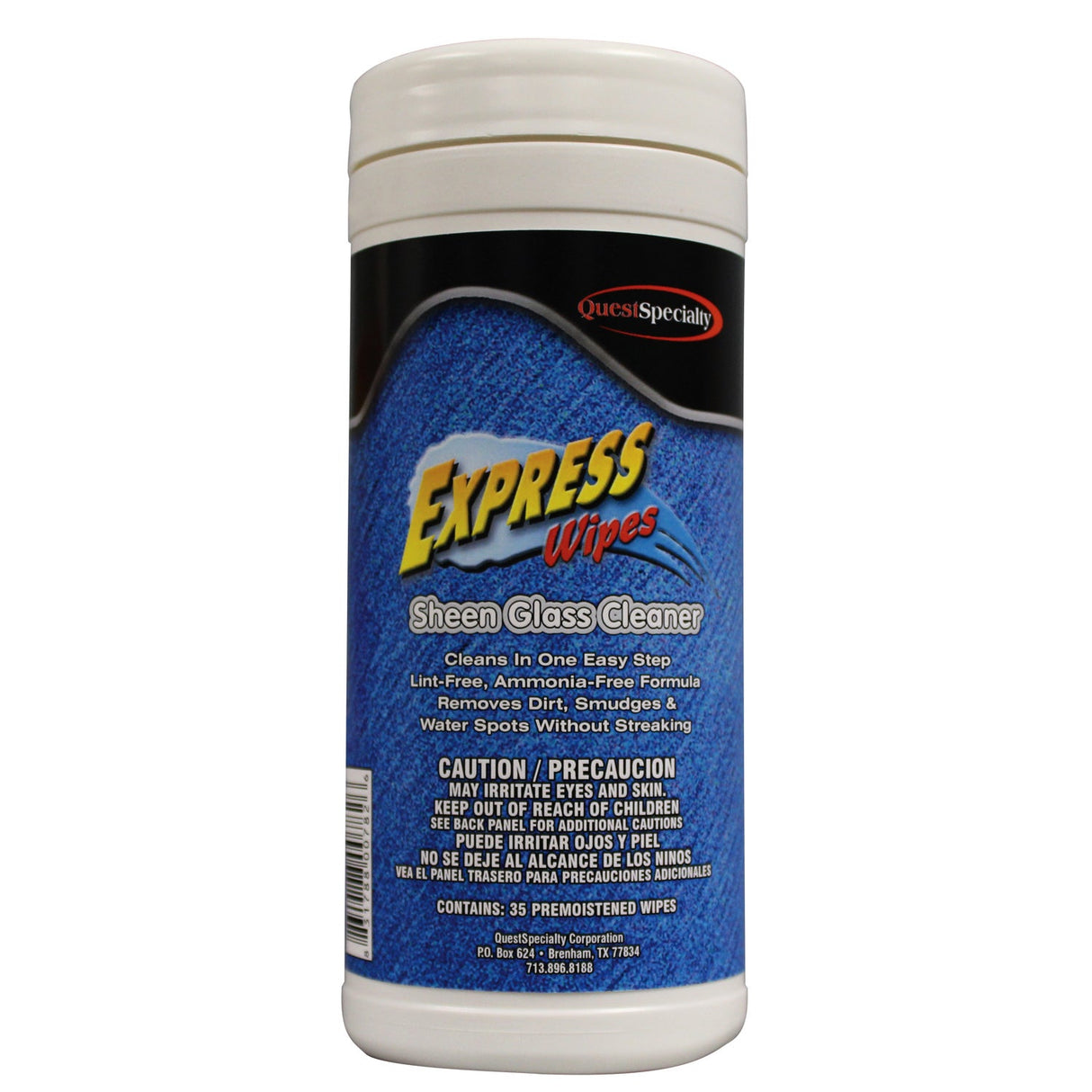 Wipes, Glass Cleaning, 9x7 Inch,6 - 35 COUNT