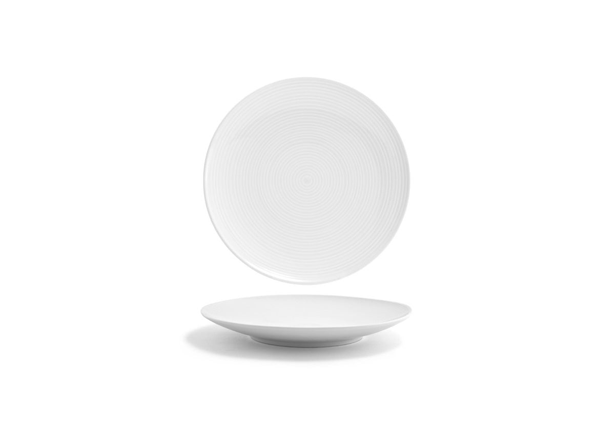 Plates, Spiral, 9.5 Inch, White, Round,6 - 1 EACH