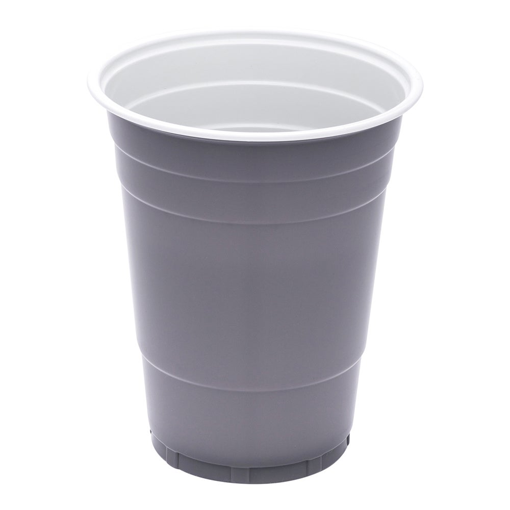 Cups, Party, RW Base 16 Ounce, Plastic, Gray, 3.75 x 3.75 x 4.75 Inch,20 - 25 COUNT