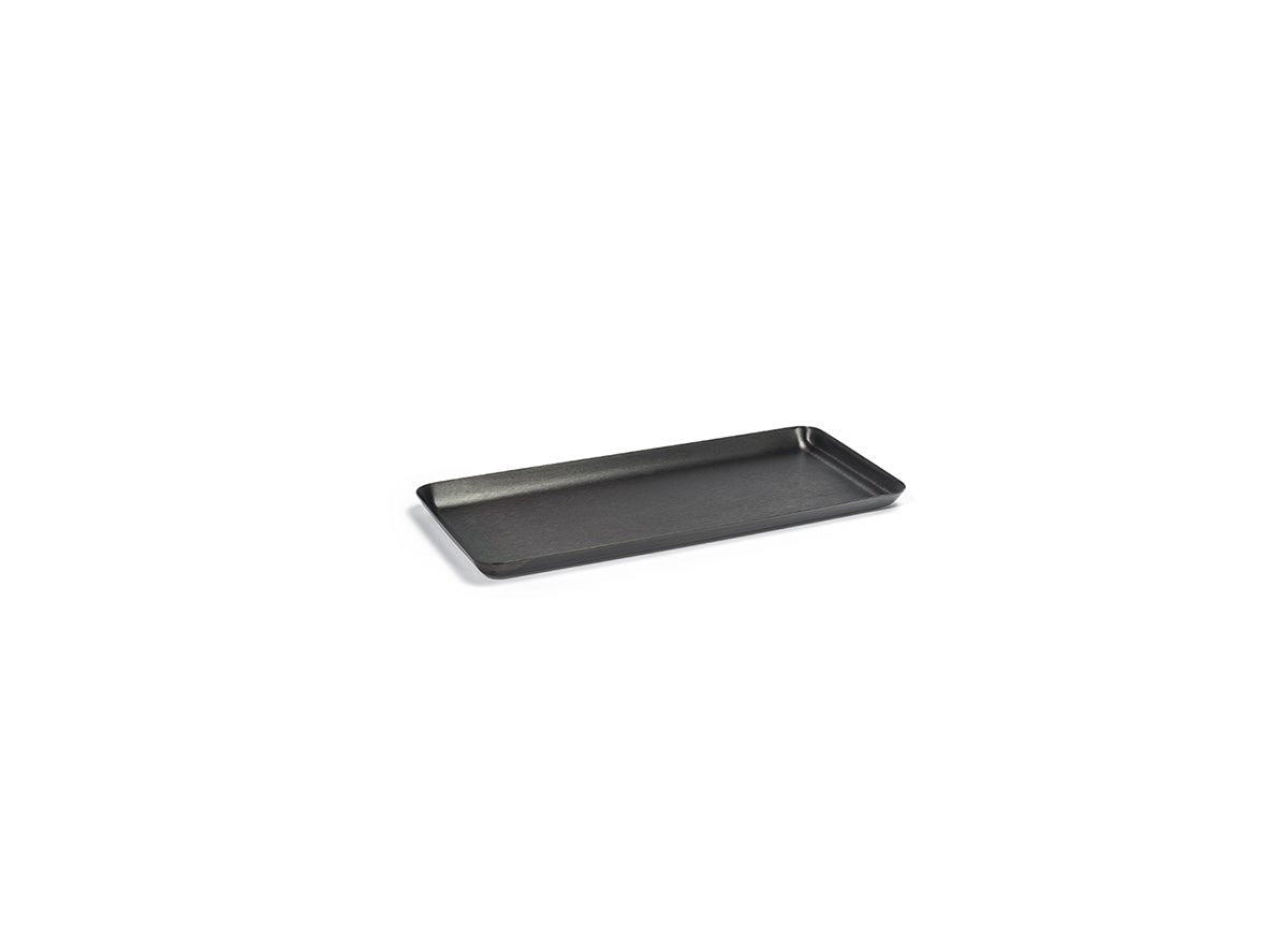 Trays, 10 x 4.5 Inch, Matte Black,6 - 1 EACH