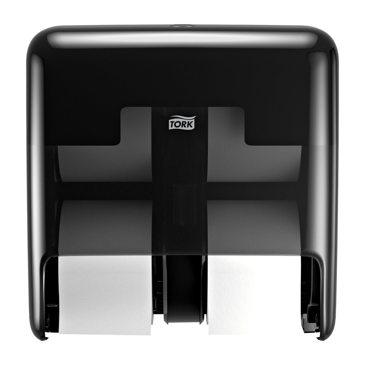 Dispenser, Bath Tissue, 4-Roll, Black, Coreless,1 - 1 EACH