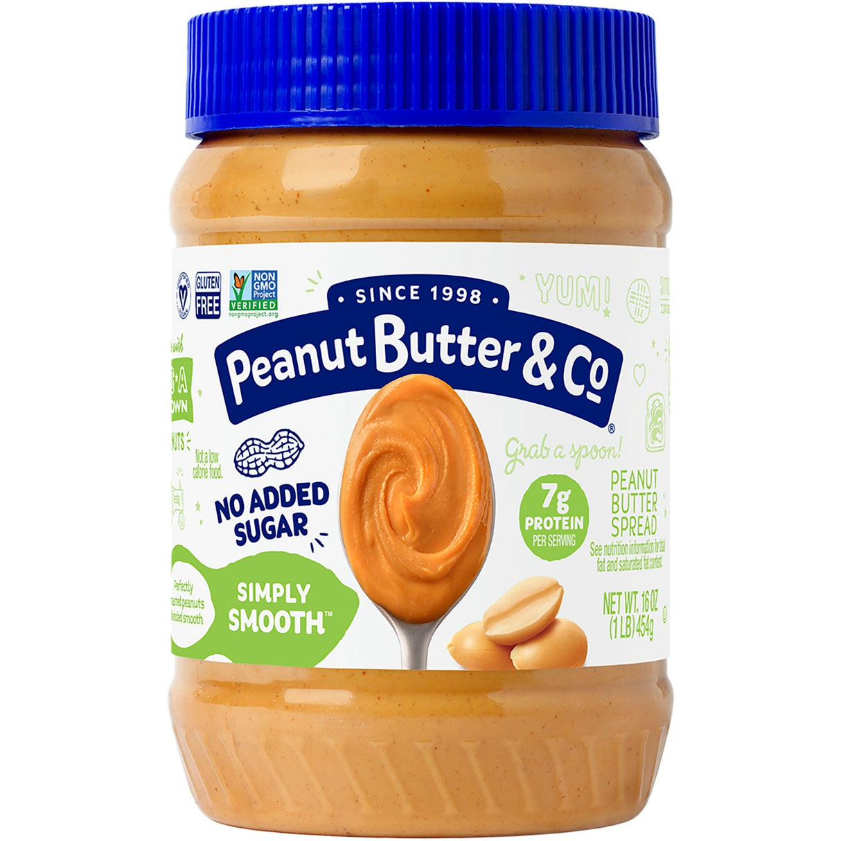 Peanut Butter, Natural, Smooth,6 - 16 OUNCE