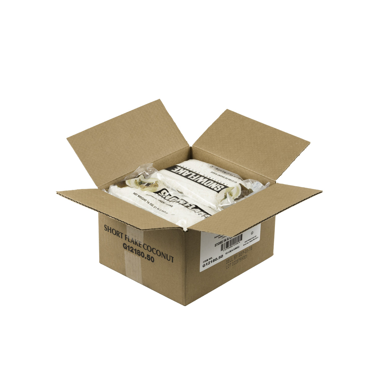 Coconut Flakes, Short, Shelf-Stable,10 - 1 POUND