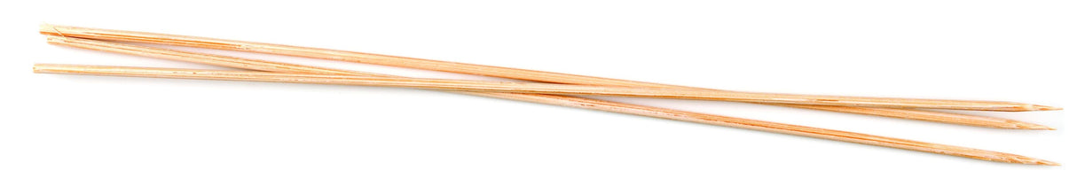 Skewers, 10 Inch, Bamboo, 3 Millimeter Diameter,192 - 100 COUNT
