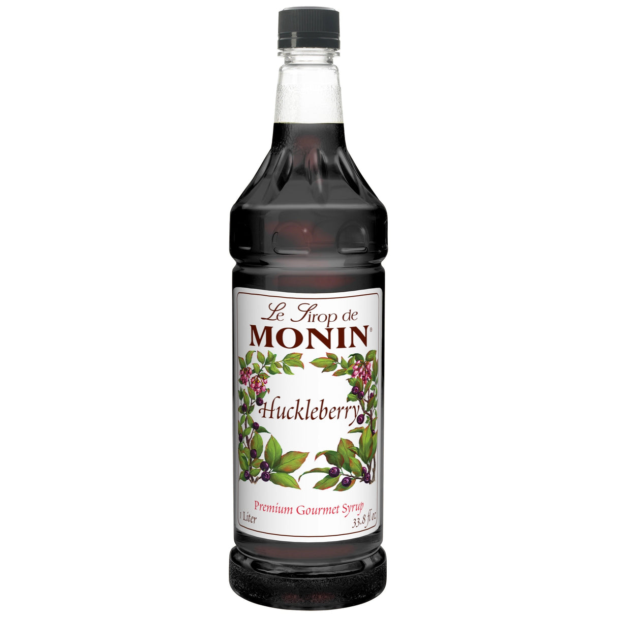Beverage Syrup, Huckleberry, Plastic,4 - 1 LITER