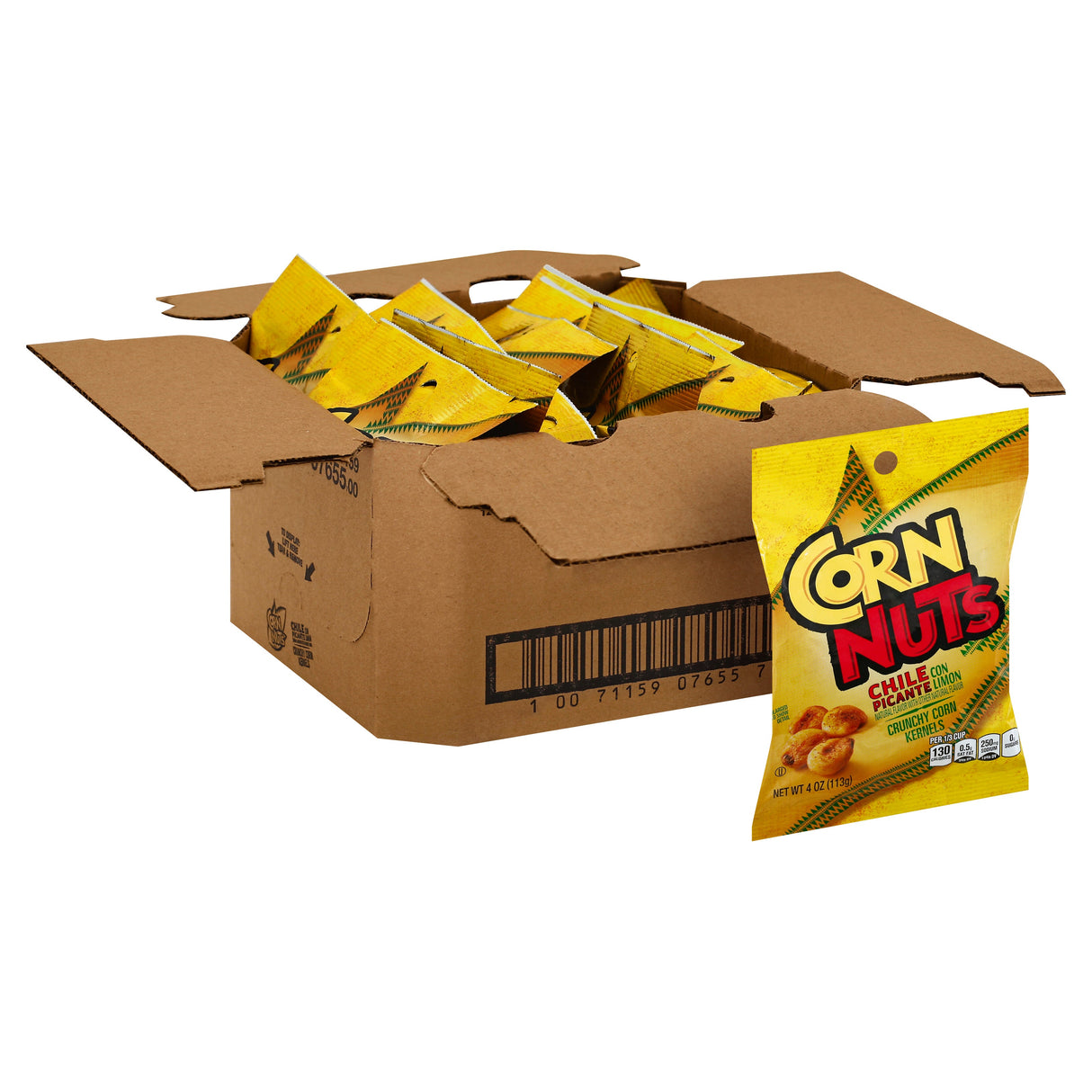 Corn Nuts, Chile Picante, Large Single-Serve,12 - 4 OUNCE