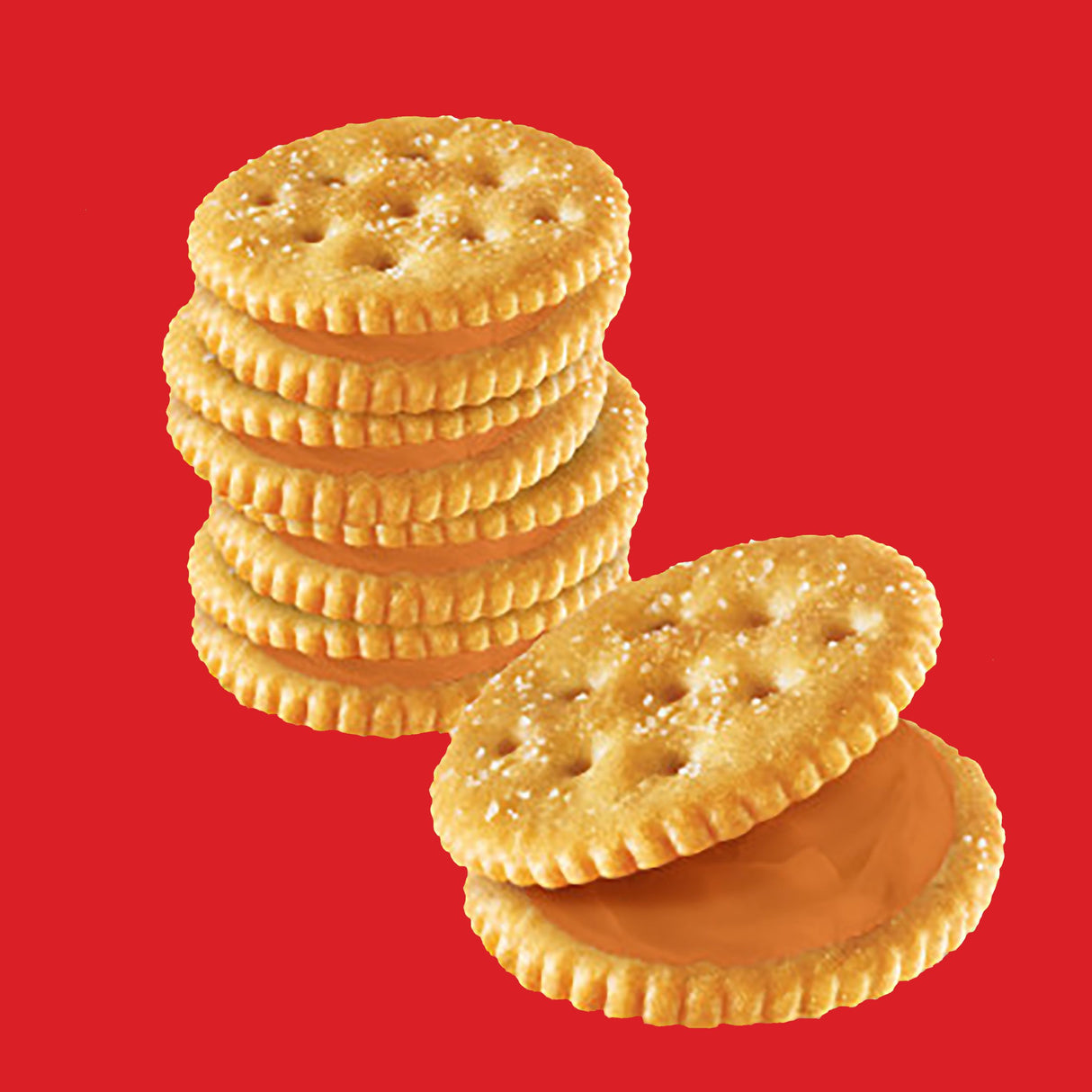 Crackers, Sandwich, Peanut Butter, Individual Packets, 1.38 Ounce,14 - 8 COUNT