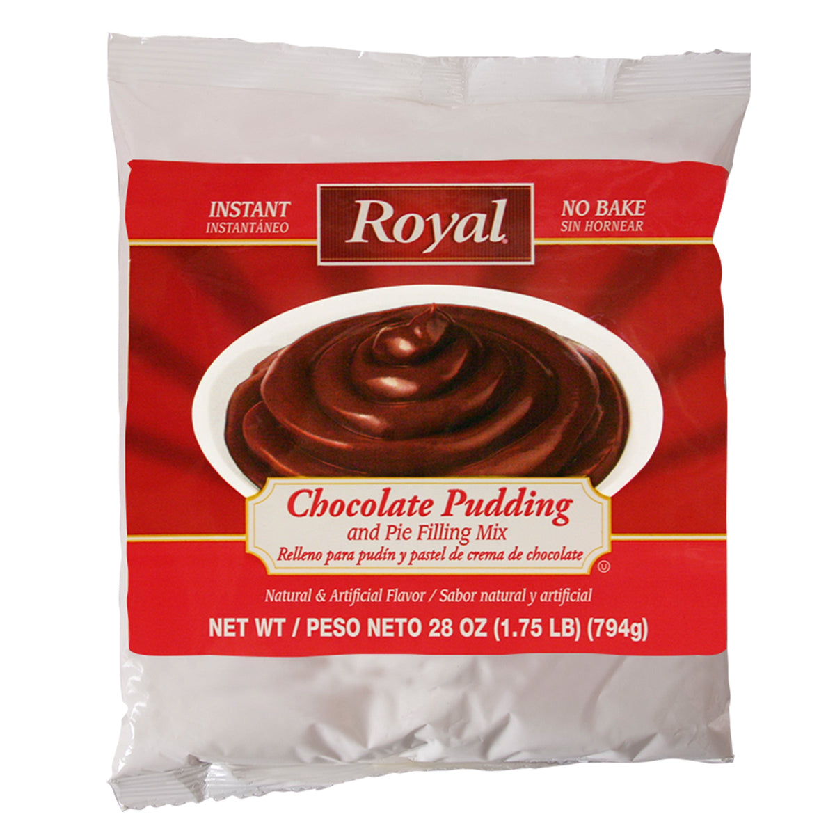 Mix, Pudding & Pie Filling, Chocolate, Instant, Shelf-Stable,12 - 28 OUNCE