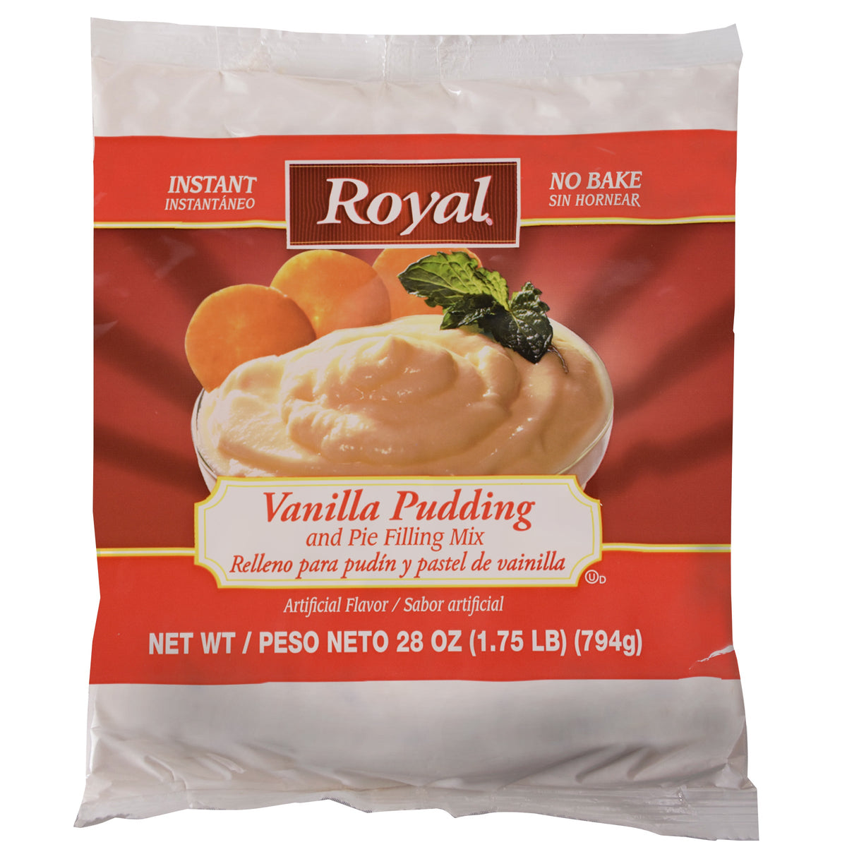 Mix, Pudding & Pie Filling, Vanilla, Instant, Shelf-Stable,12 - 28 OUNCE