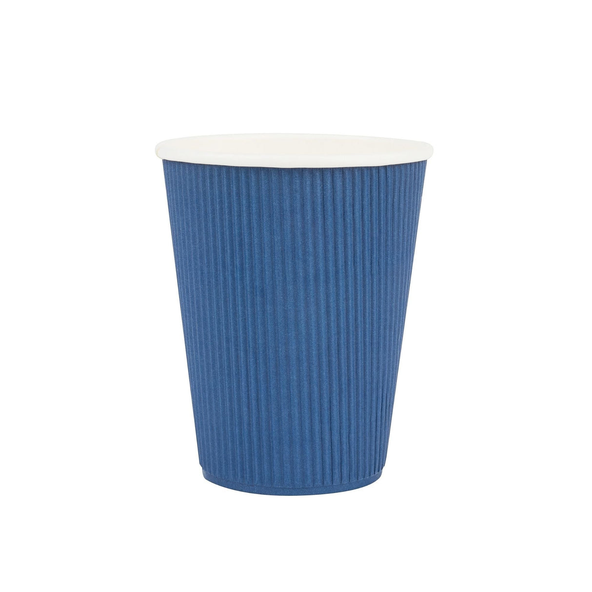 Cups, Coffee, 12 Ounce, Paper, Midnight Blue, Ripple Wall, 3.50 x 3.50 x 4.25 Inch,20 - 25 COUNT