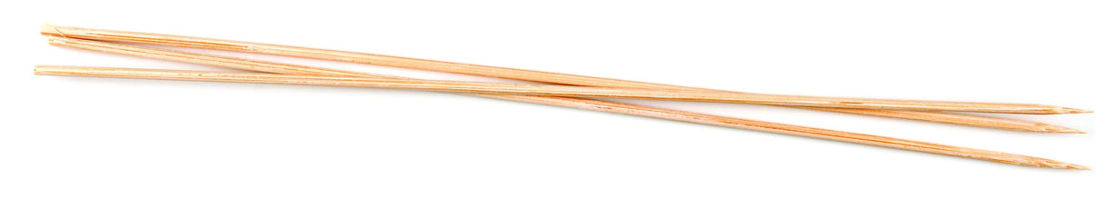 Skewers, 10 Inch, Bamboo, 3 Millimeter Diameter,192 - 100 COUNT
