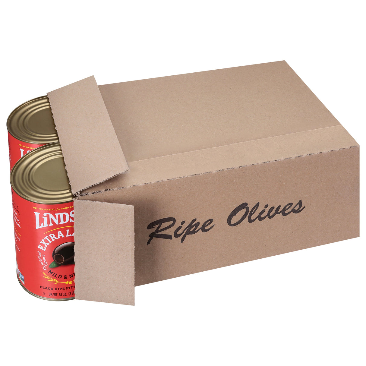Olives, Black, Extra Large, Pitted, Shelf-Stable,6 - 51 OUNCE